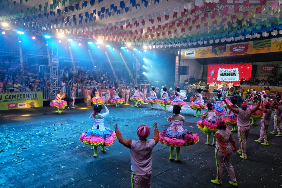 Campeonato Estadual de Quadrilhas Juninas abre programação com 10 apresentações e lançamento oficial do São João da Bahia