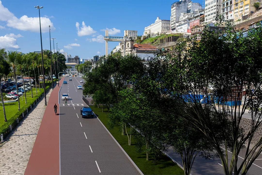 Avenida Contorno ganhará praças e nova vista à Baía de Todos-os-Santos