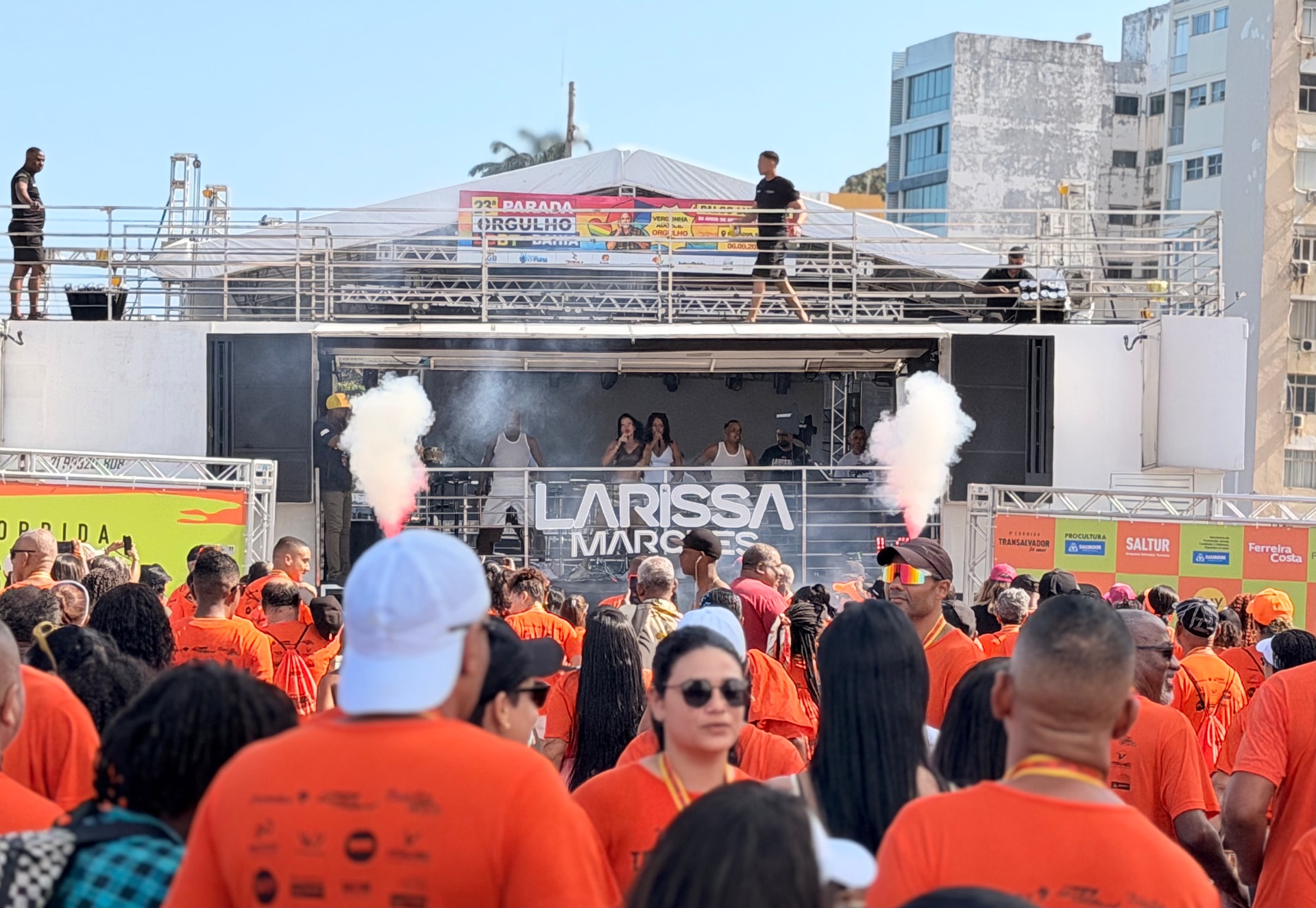 2ª Corrida Solidária da Transalvador termina com show de Larissa Marques no Farol da Barra