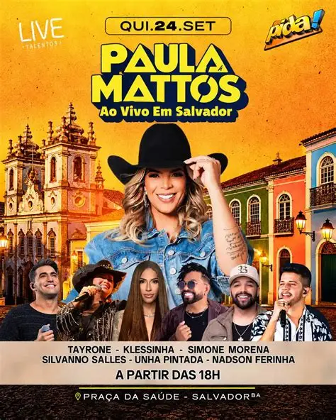 Paula Mattos reúne Tayrone, Klessinha, Simone Morena e outros grandes artistas em novo projeto em Salvador